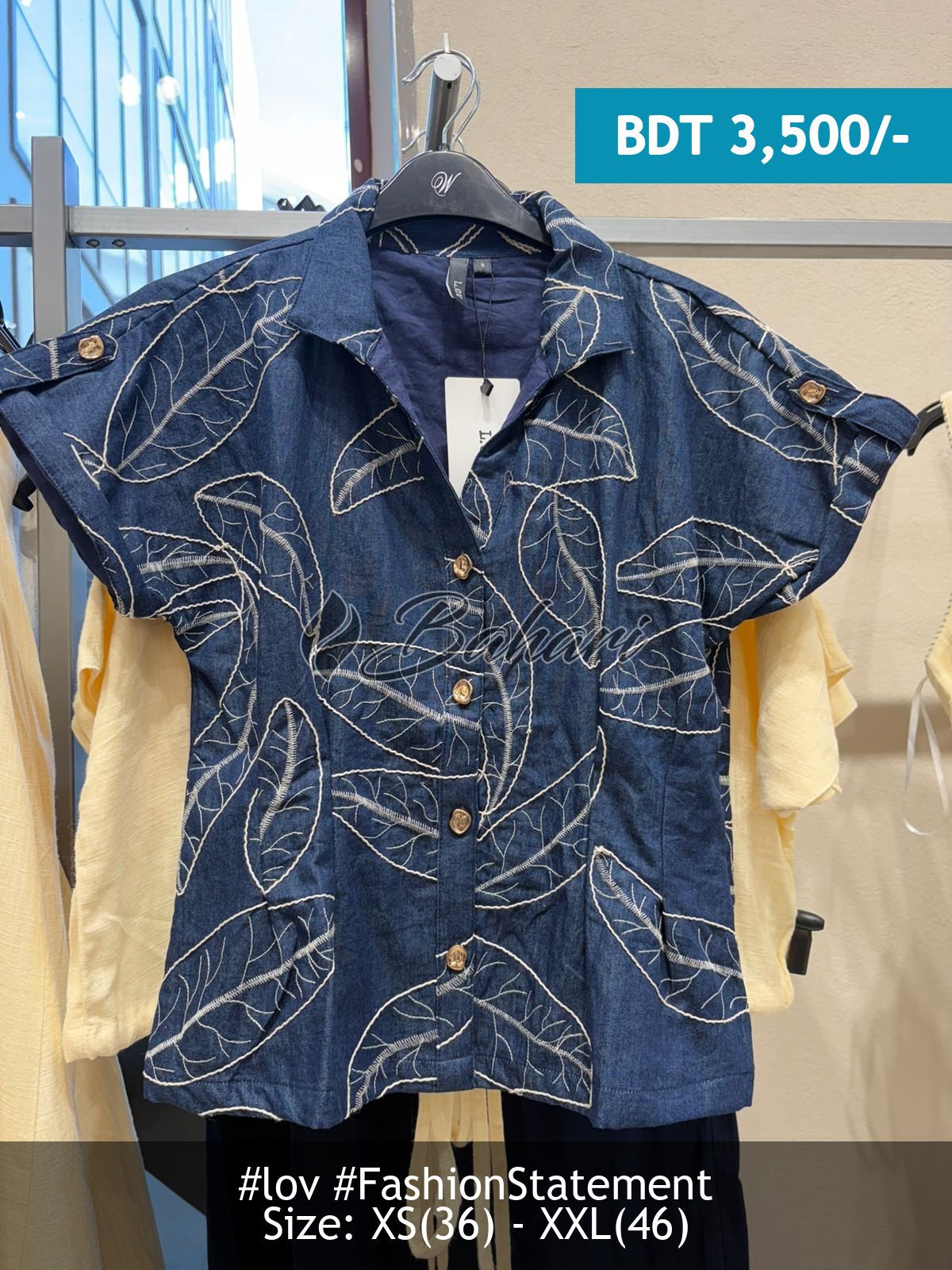 blue blouse