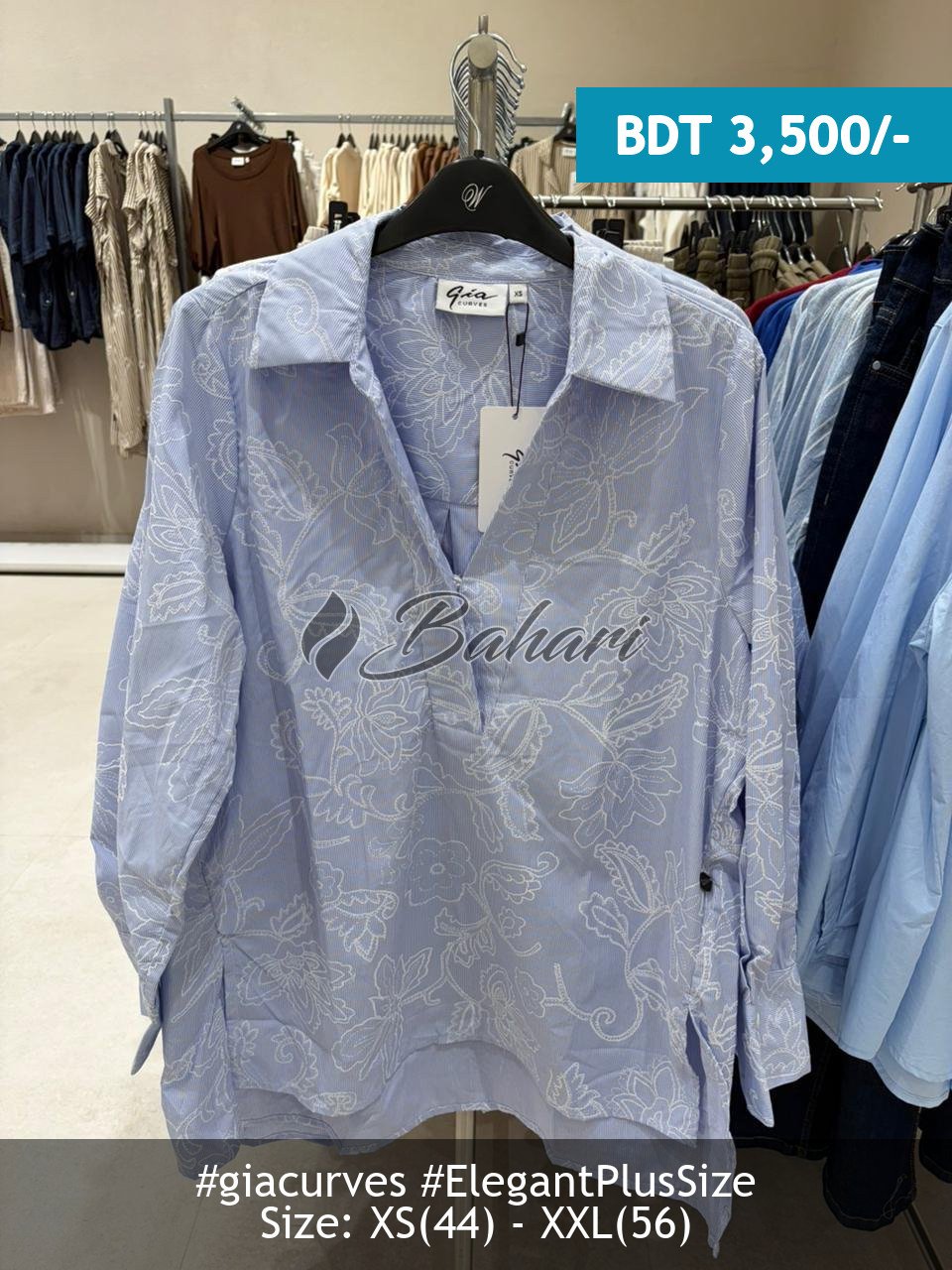 blue blouse