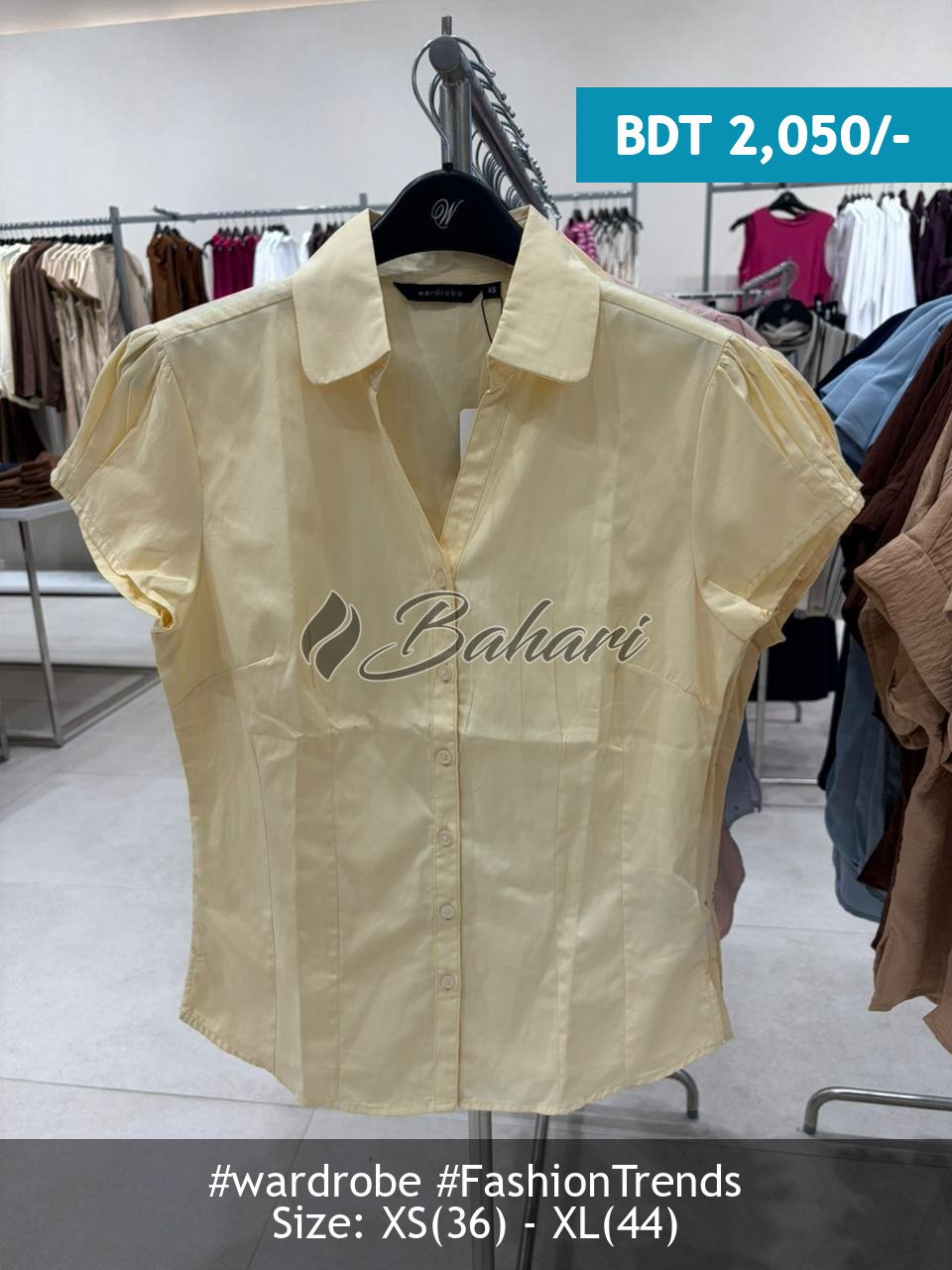 yellow blouse