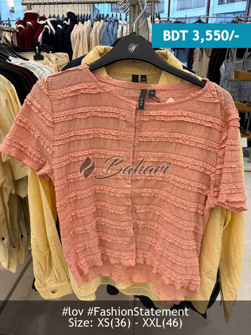 pink cardigan
