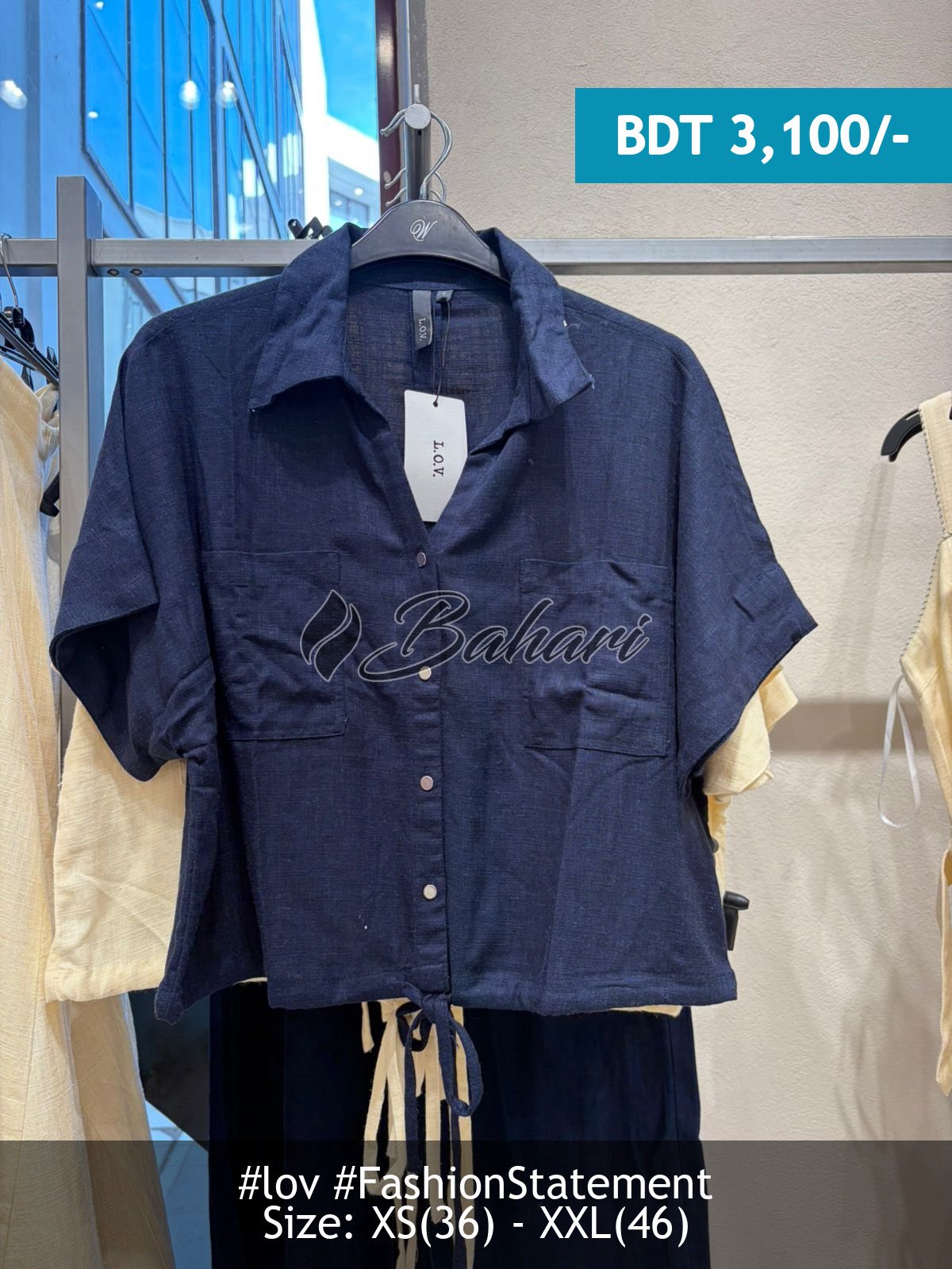 navy blouse